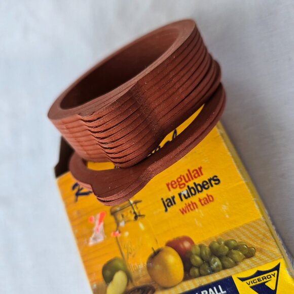 Viceroy Natural Rubber Rings for Regular Mouth Canning Jars Seals - Picture 3 of 8